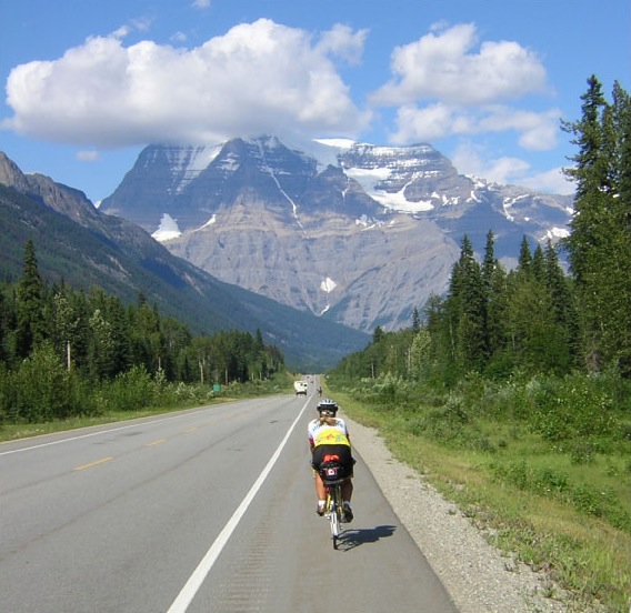 Approaching Mt. Robson - Roger Holt
